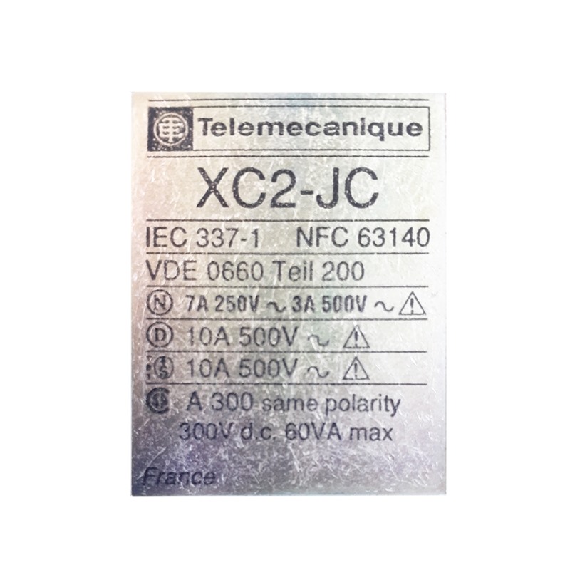 Telemecanique Limit Switch Model XC2-JC