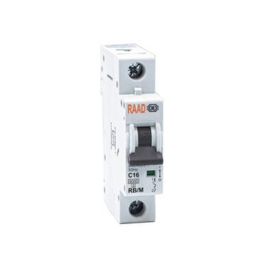 Raad AC Miniature Circuit Breaker Model RB/M-1P C16A-6kA