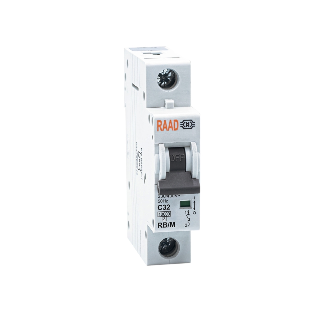 Raad AC Miniature Circuit Breaker Model RB/M-1P C32A-10kA