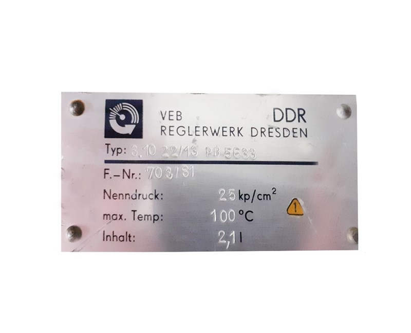 فلومتر برند VEB REGLERWERK DRESDEN-DDR (مدل 1.110050) 