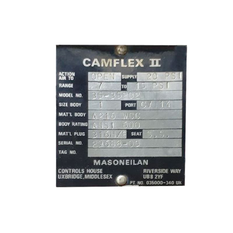 اکچویتور پنوماتیک ماسونیلان  (مدل CAMFLEX II)