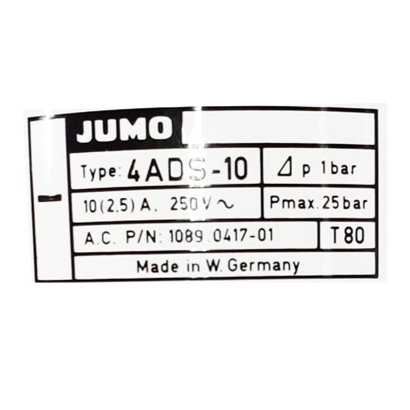 سوئیچ اختلاف فشار جومو مدل 4ADS-10