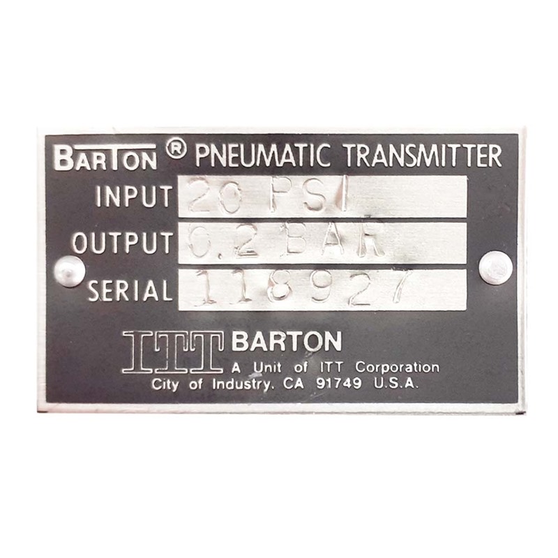 ترانسمیتر پنوماتیک فشار بارتون (مدل 224)