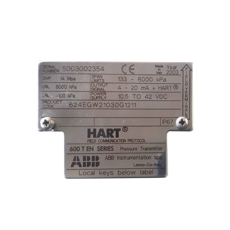 ترانسمیتر فشار  ABB (مدل 624EGW21030)