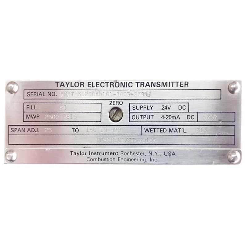 ترانسمیتر اختلاف فشار ای بی بی کنت تیلور (مدل 505TB31)