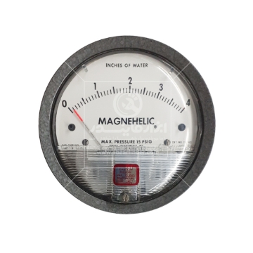 گیج اختلاف فشار مگنهلیک دوایر (Dwyer) 4 اینچ آب سری 2000