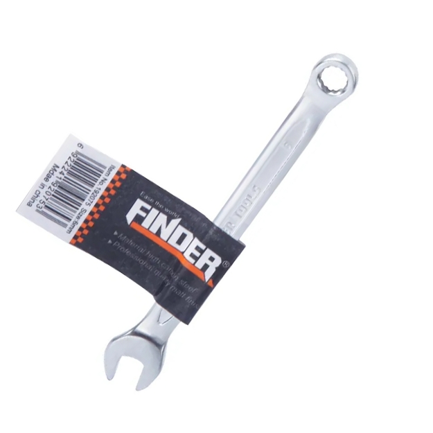 آچار یک سر تخت و یک سر رینگ فایندر(FINDER) مدل 8 میلیمتر