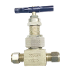شیر سوزنی 2 راهه دو سر تیوب سایز 3/8 وایتی مدل SS-12NBS8 