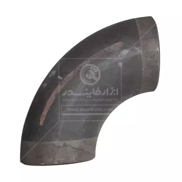 زانویی ۹۰ درجه جوشی لب به لبی استیل ۶ اینچ