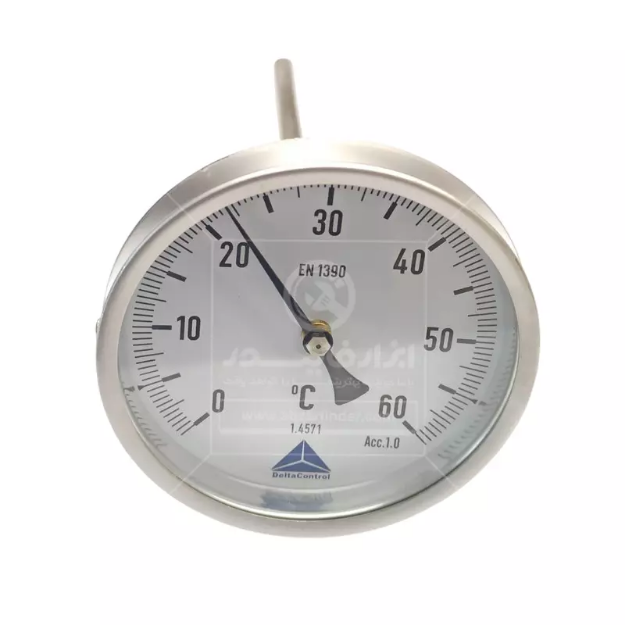 ترمومتر اتصال از پشت دلتا کنترل رنج  60 درجه سانتیگراد  و طول 300 میلی متر