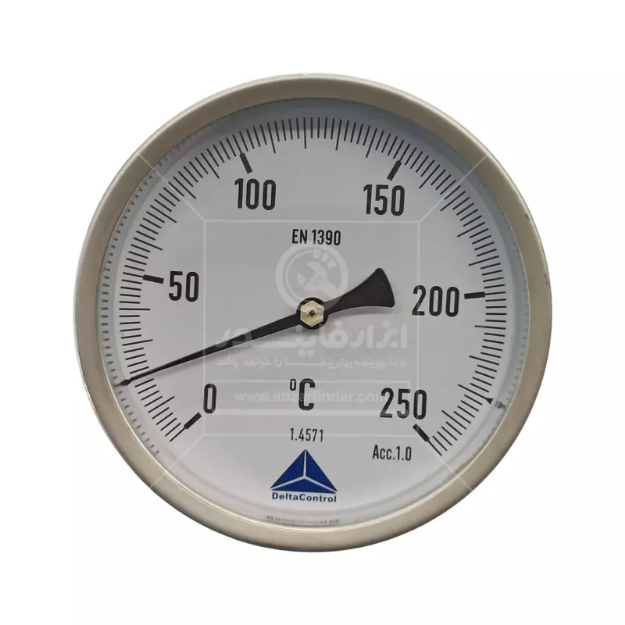 ترمومتر اتصال از پشت دلتا کنترل رنج  250 درجه سانتیگراد  و طول 250 میلی متر 