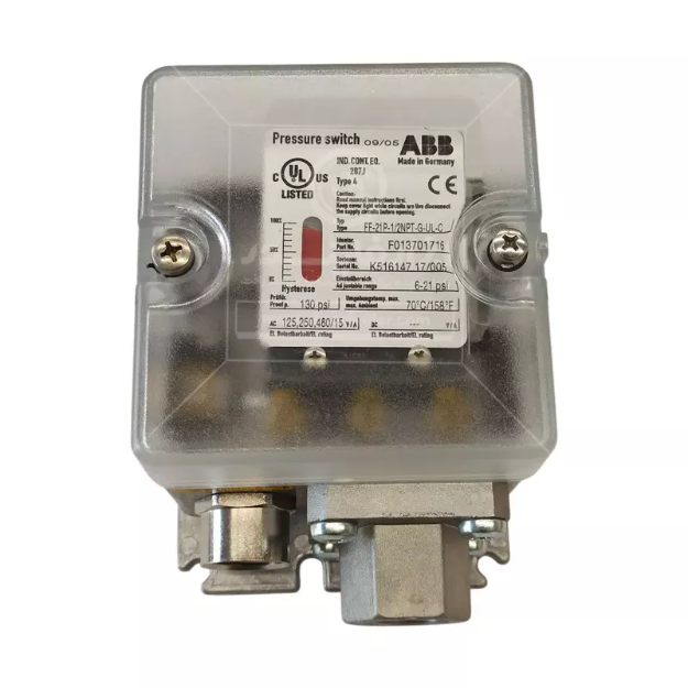 پرشر سوئیچ کانکشن آلیاژ آلومینیوم ABB مدل FF-21P-1/2NPT