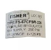 فیلتر رگلاتور فیشر مدل FS-67CFSR-226