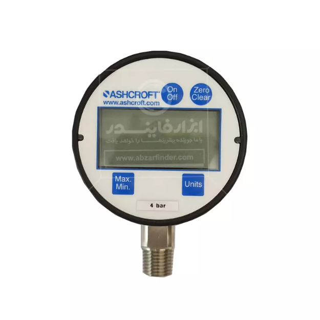 تست گیج فشار دیجیتالی اشکرافت مدل D1005PS-02-L رنج 0 تا 4 بار 