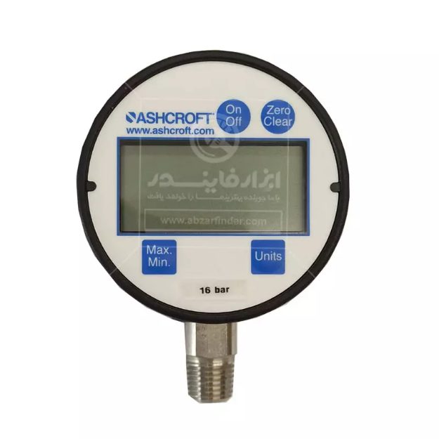تست گیج فشار دیجیتالی اشکرافت مدل D1005PS-02-L رنج 0 تا 16 بار    