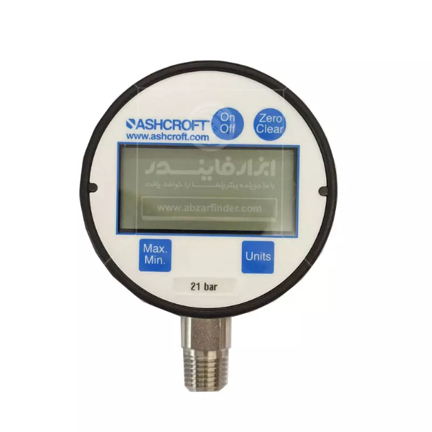 تست گیج فشار دیجیتالی اشکرافت مدل D1005PS-02-L رنج 0 تا 21 بار     