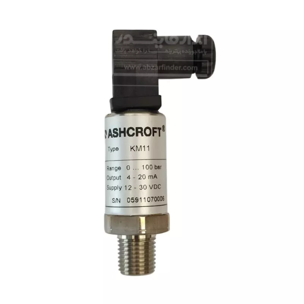ترانسمیتر فشار اشکرافت مدل km11 رنج 0 تا 100 بار   