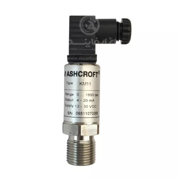 ترانسمیتر فشار اشکرافت مدل km11 رنج 0 تا 1600 بار  