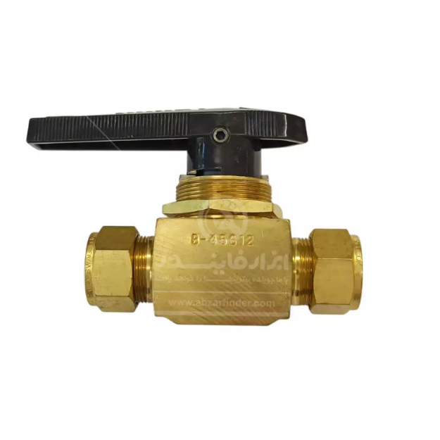شیر سوزنی 2 راهه دو سر تیوب وایتی مدل B-45S12