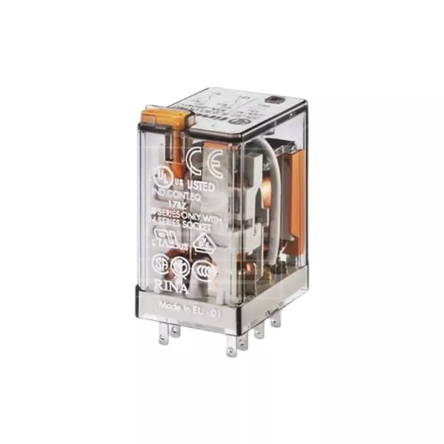 رله دو کنتاکت 110VAC 10A فیندر مدل 553281100054 